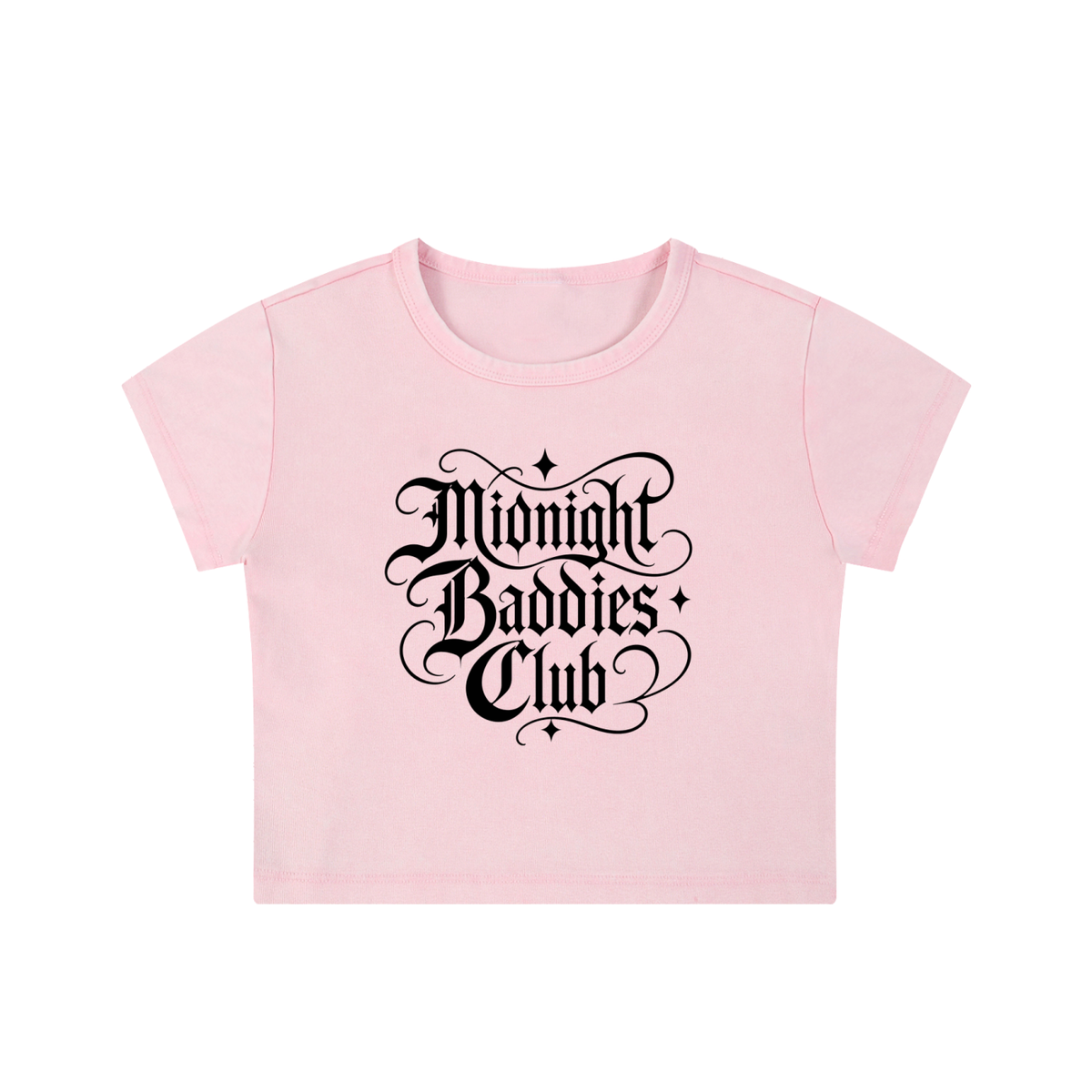 BADDIE BABY TEE PINK